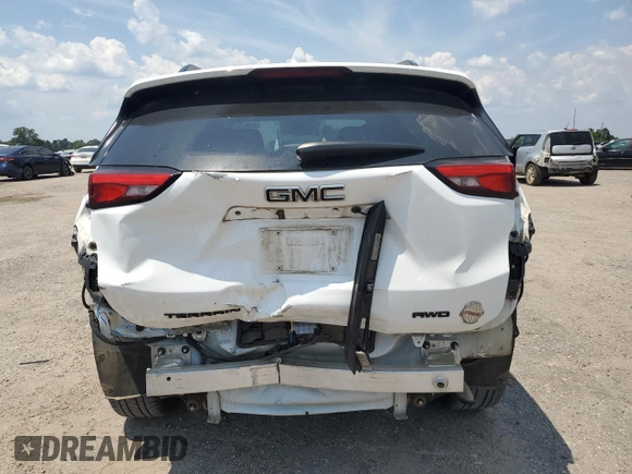 2021 GMC Terrain SLE z VIN 3GKALTEV4ML328648, wystawiony jako Copart lot #61897925 z przebiegiem 75 674 mil mil oraz Szkoda całkowita • Salvage title. Historia ofert i sprzedaży dostępna na DreamBid. Obrazek 6.
