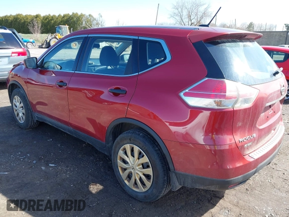 2016 Nissan Rogue SV with VIN KNMAT2MV7GP606961, listed as a IAAI auction lot 41964530 with 147,671 mi miles. Bid and sale history available at carsss.com. Image 3.