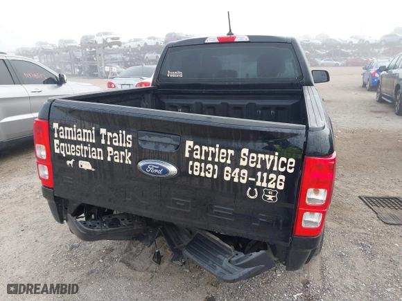 2022 Ford Ranger XL with VIN 1FTER4EHXNLD40232, listed as a IAAI auction lot 41486537 with 44,486 mi miles. Bid and sale history available at carsss.com. Image 6.