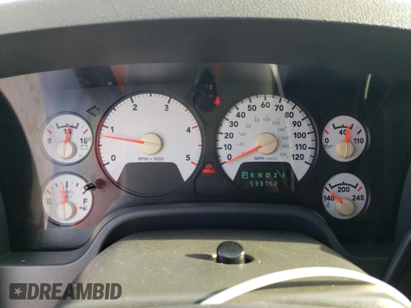 2007 Dodge Ram 3500 SLT with VIN 3D7ML49C17G760530, listed as a Copart auction lot 82450704 with 533,752 mi miles and Clean Title. Bid and sale history available at carsss.com. Image 9.