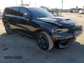 2022 Dodge Durango GT Plus with VIN 1C4RDHDG5NC198677, listed as a Copart auction lot 83866054 with 36,002 mi miles and Salvage Title. Bid and sale history available at DreamBid. Image 4.