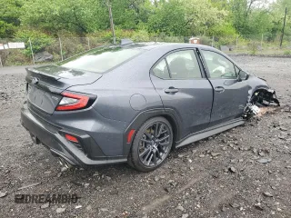 2024 Subaru WRX Premium with VIN JF1VBAH64R9819090, listed as a Copart auction lot 56002675 with 1,096 mi miles and Salvage title. Bid and sale history available at DreamBid. Image 3.