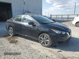 2021 Nissan Versa SV with VIN 3N1CN8EV7ML877940, listed as a Copart auction lot 59793625 with 67,750 mi miles and Salvage title. Bid and sale history available at DreamBid. Image 4.