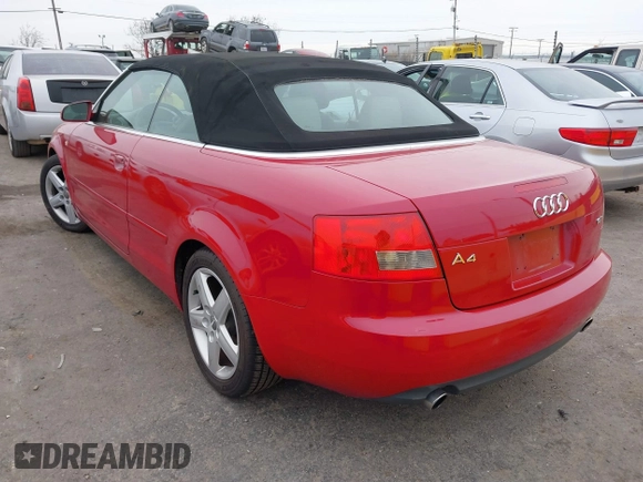 2005 Audi A4 1.8T with VIN WAUAC48H15K008713, listed as a IAAI auction lot 41558395 with Not provided miles and . Bid and sale history available at DreamBid. Image 3.