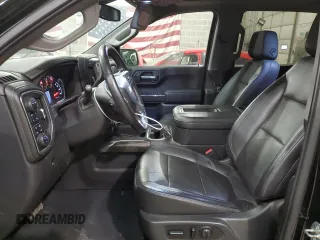 2020 Chevrolet Silverado 1500 LTZ with VIN 3GCUYGED7LG372739, listed as a Copart auction lot 50823385 with 57,607 mi miles and Salvage Title. Bid and sale history available at DreamBid. Image 7.