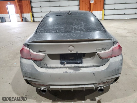 2015 BMW 4 Series 435i xDrive with VIN WBA3R5C57FK372646, listed as a Copart auction lot 84455784 with 0 mi miles and Salvage Title. Bid and sale history available at carsss.com. Image 6.