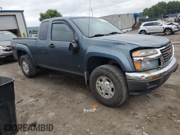 2007 GMC Canyon Work Truck with VIN 1GTDT19E778141575, listed as a Copart auction lot 73715704 with 102,072 mi miles and Salvage Title. Bid and sale history available at carsss.com. Image 4.