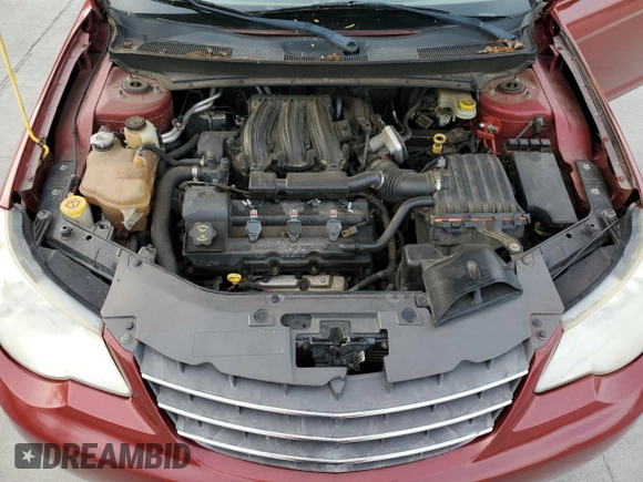 2010 Chrysler Sebring Touring with VIN 1C3BC5ED4AN105044, listed as a Copart auction lot 80578094 with 124,122 mi miles and Salvage Title. Bid and sale history available at carsss.com. Image 11.