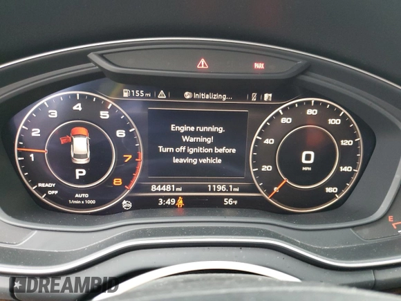 2018 Audi Q5 Premium Plus with VIN WA1BNAFY7J2004009, listed as a Copart auction lot 52826485 with 84,481 mi miles and Salvage Title. Bid and sale history available at carsss.com. Image 9.