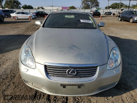 2003 Lexus SC 430 с VIN JTHFN48Y130045710, выставлен на аукционе Copart как лот 74365024 с пробегом 220 136 миль миль и Списание • Salvage title. История ставок и продаж доступна на DreamBid. Изображение 5.