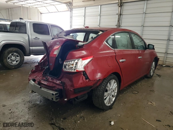2013 Nissan Sentra SR with VIN 3N1AB7AP2DL708815, listed as a Copart auction lot 48913495 with 68,550 mi miles and Salvage Title. Bid and sale history available at carsss.com. Image 3.