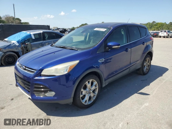 2013 Ford Escape SEL with VIN 1FMCU0HX8DUA28397, listed as a Copart auction lot 52000115 with 147,204 mi miles and Clean Title. Bid and sale history available at carsss.com. Image 1.