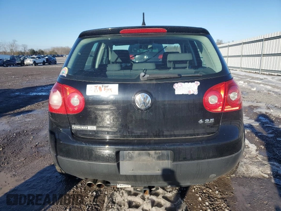 2006 Volkswagen Rabbit z VIN WVWCR91K26W185259, wystawiony jako Copart lot #88269725 z przebiegiem 96 508 mil mil oraz Czysty tytuł • Clean title. Historia ofert i sprzedaży dostępna na DreamBid. Obrazek 6.