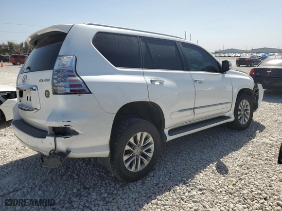 2014 Lexus GX 460 with VIN JTJBM7FX2E5085084, listed as a Copart auction lot 50129055 with 160,294 mi miles and Salvage Title. Bid and sale history available at carsss.com. Image 3.