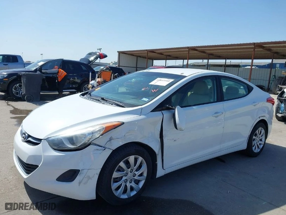 2012 Hyundai Elantra GLS PZEV with VIN 5NPDH4AE7CH073174, listed as a IAAI auction lot 41843160 with 101,380 mi miles. Bid and sale history available at carsss.com. Image 6.