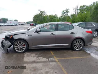 2014 Kia Optima SXL Turbo with VIN 5XXGR4A68EG303094, listed as a IAAI auction lot 42207175 with 105,521 mi miles and . Bid and sale history available at DreamBid. Image 14.