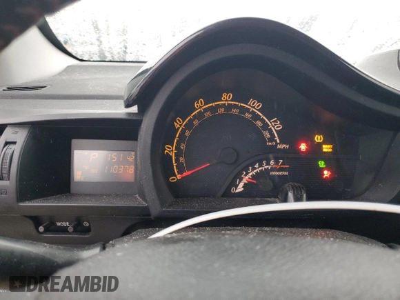 2013 Scion iQ with VIN JTNJJXB08DJ025554, listed as a Copart auction lot 88923885 with 110,378 mi miles and Salvage title. Bid and sale history available at DreamBid. Image 9.