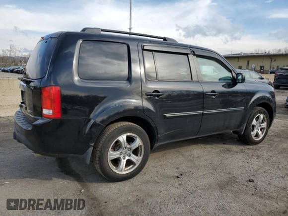 2012 Honda Pilot EX-L with VIN 5FNYF4H73CB027144, listed as a Copart auction lot 50117635 with 148,236 mi miles and Clean Title. Bid and sale history available at DreamBid. Image 3.