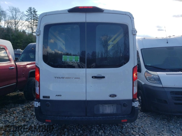 2020 Ford Transit Cargo with VIN 1FTBR2C87LKB75849, listed as a Copart auction lot 79414554 with 56,987 mi miles and Salvage Title. Bid and sale history available at carsss.com. Image 6.