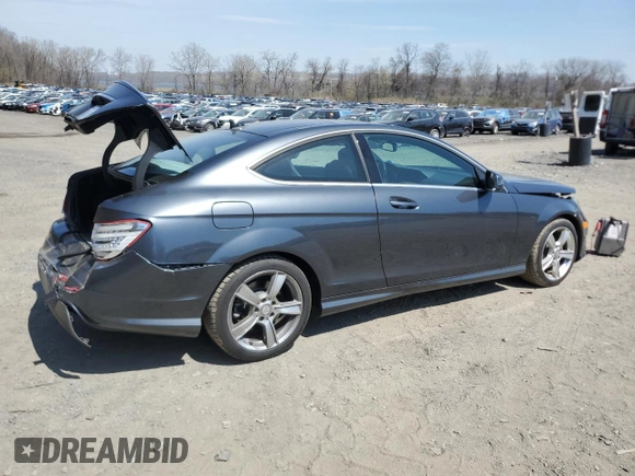 2013 Mercedes-Benz C 250 with VIN WDDGJ4HB4DF996985, listed as a Copart auction lot 53856745 with 80,198 mi miles and Salvage Title. Bid and sale history available at DreamBid. Image 3.