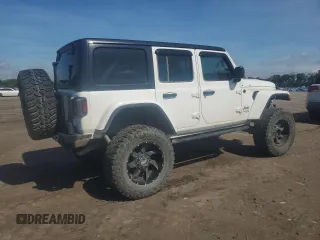 2019 Jeep Wrangler Unlimited Sport S with VIN 1C4HJXDG5KW505886, listed as a Copart auction lot 60511425 with 16,107 mi miles and Salvage title. Bid and sale history available at DreamBid. Image 3.
