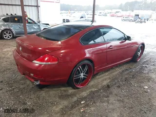 2004 BMW 6 Series 645Ci with VIN WBAEH73484B215624, listed as a IAAI auction lot 41935005 with 125,780 mi miles. Bid and sale history available at carsss.com. Image 4.
