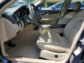 2012 Mercedes-Benz C 300 Sport with VIN WDDGF8BB4CR230043, listed as a Copart auction lot 62987075 with 49,586 mi miles and Salvage title. Bid and sale history available at DreamBid. Image 7.