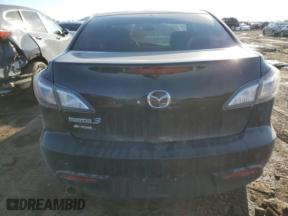 2010 Mazda 3 i Sport with VIN JM1BL1SF9A1276325, listed as a Copart auction lot 54973235 with 125,870 mi miles and Salvage title. Bid and sale history available at DreamBid. Image 6.
