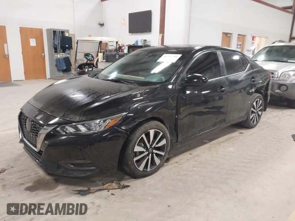 2022 Nissan Sentra SV with VIN 3N1AB8CV5NY225552, listed as a IAAI auction lot 41757701 with 36,699 mi miles. Bid and sale history available at carsss.com. Image 17.