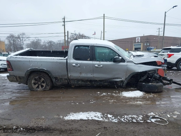 2019 Ram 1500 Rebel with VIN 1C6RRFEG1KN822602, listed as a IAAI auction lot 41156572 with 74,016 mi miles. Bid and sale history available at carsss.com. Image 13.