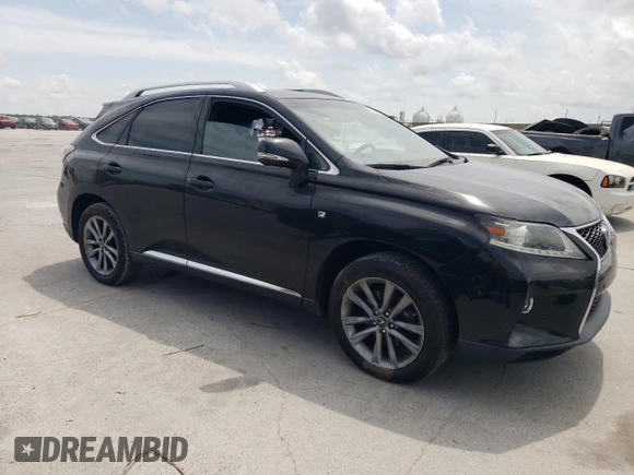 2015 Lexus RX 350 with VIN 2T2BK1BA1FC259489, listed as a Copart auction lot 54937875 with 75,939 mi miles and Salvage Title. Bid and sale history available at DreamBid. Image 4.