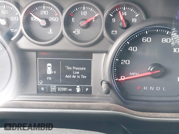 2019 Chevrolet Silverado 1500 Custom with VIN 3GCPYBEH9KG238011, listed as a IAAI auction lot 41937367 with 92,081 mi miles and . Bid and sale history available at DreamBid. Image 7.