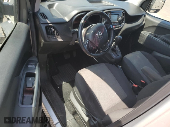 2019 Ram ProMaster City Cargo Tradesman SLT with VIN ZFBHRFBB5K6M28109, listed as a Copart auction lot 57772054 with 45,814 mi miles and Salvage title. Bid and sale history available at DreamBid. Image 8.