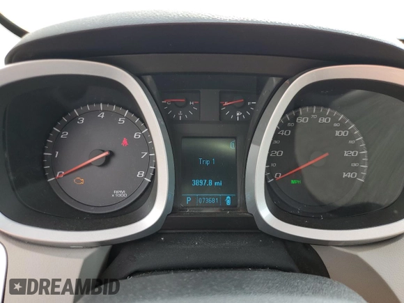 2011 Chevrolet Equinox LT w/1LT with VIN 2GNALDEC2B1279696, listed as a Copart auction lot 54966715 with 73,681 mi miles and Clean Title. Bid and sale history available at carsss.com. Image 9.