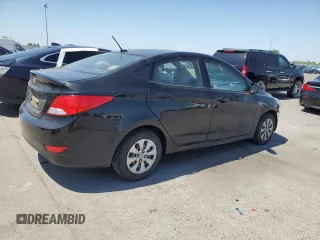 2017 Hyundai Accent SE with VIN KMHCT4AE4HU245762, listed as a Copart auction lot 55412985 with 74,166 mi miles and Salvage Title. Bid and sale history available at carsss.com. Image 3.