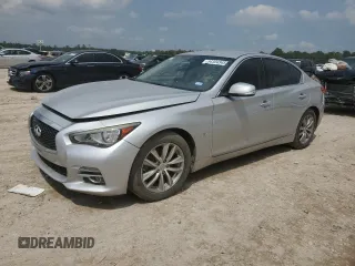 2015 Infiniti Q50 Premium with VIN JN1BV7AP3FM335854, listed as a Copart auction lot 54304345 with 114,416 mi miles and Clean Title. Bid and sale history available at carsss.com. Image 1.