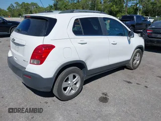 2016 Chevrolet Trax LT with VIN 3GNCJLSB5GL141743, listed as a IAAI auction lot 41795102 with 159,024 mi miles. Bid and sale history available at carsss.com. Image 4.