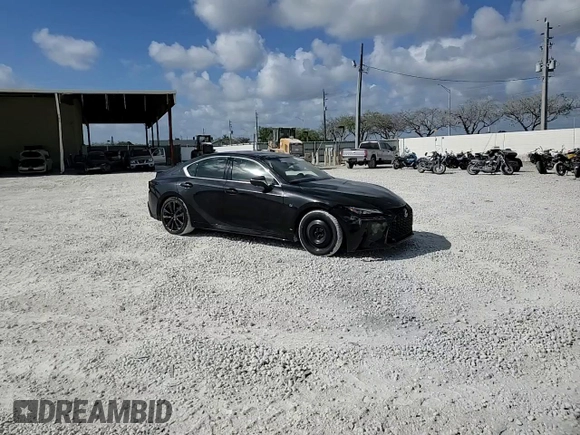 2024 Lexus IS 350 F Sport with VIN JTHGZ1B29R5075495, listed as a Copart auction lot 53697565 with 11,799 mi miles and Salvage title. Bid and sale history available at DreamBid. Image 14.