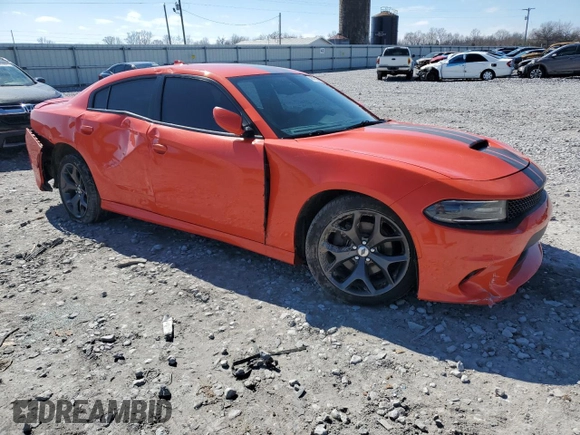 2018 Dodge Charger SXT Plus with VIN 2C3CDXHG9JH325579, listed as a Copart auction lot 46417395 with 101,430 mi miles and Salvage Title. Bid and sale history available at carsss.com. Image 4.