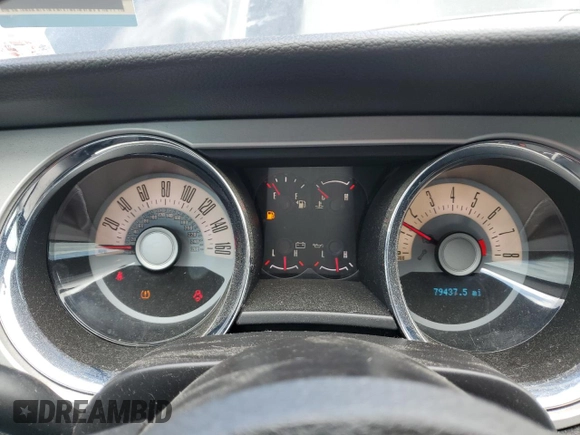 2011 Ford Mustang V6 with VIN 1ZVBP8AM9B5142936, listed as a Copart auction lot 52128135 with 79,437 mi miles and Clean Title. Bid and sale history available at carsss.com. Image 9.