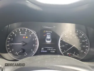 2018 Infiniti Q50 Luxe with VIN JN1EV7AP8JM360903, listed as a Copart auction lot 52726765 with 118,107 mi miles and Salvage Title. Bid and sale history available at DreamBid. Image 9.