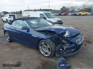 2017 BMW 6 Series 650i with VIN WBA6F5C55HD996913, listed as a IAAI auction lot 41876133 with 42,338 mi miles. Bid and sale history available at carsss.com. Image 1.