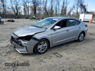 2020 Hyundai Elantra SEL with VIN 5NPD84LF1LH625354, listed as a Copart auction lot 50725275 with 72,889 mi miles and Salvage Title. Bid and sale history available at carsss.com. Image 1.