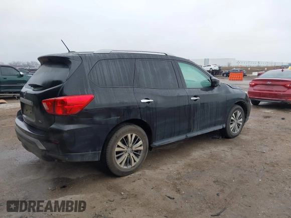 2018 Nissan Pathfinder SV with VIN 5N1DR2MN7JC633034, listed as a IAAI auction lot 41608707 with 118,694 mi miles. Bid and sale history available at carsss.com. Image 4.