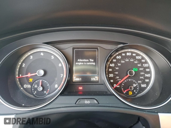 2021 Volkswagen Atlas SE with VIN 1V2HE2CA6MC215129, listed as a Copart auction lot 75023114 with 34,861 mi miles and Salvage title. Bid and sale history available at DreamBid. Image 9.