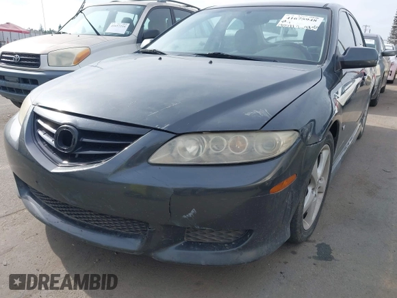 2004 Mazda Mazda6 s with VIN 1YVFP80D345N47144, listed as a IAAI auction lot 41675948 with 190,571 mi miles. Bid and sale history available at carsss.com. Image 6.