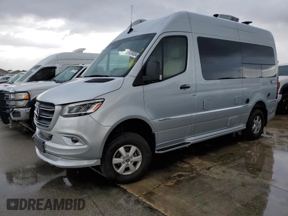 2024 Mercedes-Benz Sprinter with VIN W1X4EBVY0NP494288, listed as a Copart auction lot 74708304 with Not Provided miles and Salvage Title. Bid and sale history available at DreamBid. Image 1.