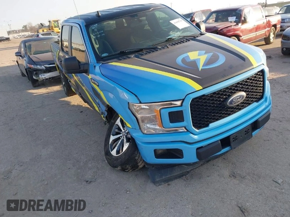 2020 Ford F-150 XL with VIN 1FTEW1CP6LKD42922, listed as a IAAI auction lot 41698709 with 131,218 mi miles. Bid and sale history available at carsss.com. Image 1.