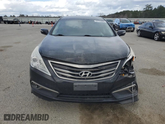2017 Hyundai Azera with VIN KMHFG4JG6HA591509, listed as a Copart auction lot 47174805 with 130,670 mi miles and Salvage Title. Bid and sale history available at carsss.com. Image 5.