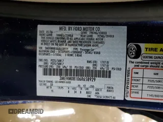 2006 Mercury Milan Premier with VIN 3MEHM08106R658929, listed as a Copart auction lot 45934655 with 124,787 mi miles and Salvage title. Bid and sale history available at DreamBid. Image 12.